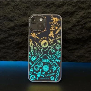 One Piece Anime do iPhone 11 12 13 14 15 16 Laser Case Etui ochronne Cover - Zdjęcie 1 z 4
