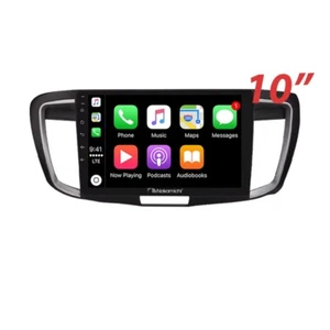 10" Wireless Carplay Android Sat Nav Nakamichi BT For Honda Accord 2015-2018 CT - Bild 1 von 3