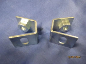 MG MGB ROADSTER GT PAIR OF FRONT BUMPER CORNER BRACKETS 1962-1974 v3e - Picture 1 of 1