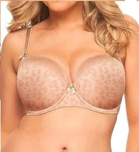 Curvy Kate Smoothie Bra CK2401 30H Wild Blush Underwire Balconette Leopard NWT - Picture 1 of 5