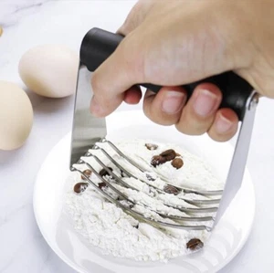 Stainless Steel Soft Grip Pastry Blender Dough Cutter Flour Mixer Cake - Picture 1 of 5