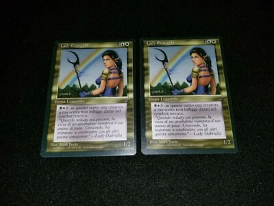 MTG 1x Legends multicolor rare MP Italian FBB Lady Evangela - Reserved List - Image 1 of 2