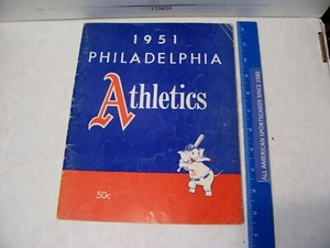 1951 PHILADELPHIA ATHLETICS (A'S) 3RD YEARBOOK (VG-VG/EX) - Bild 1 von 4