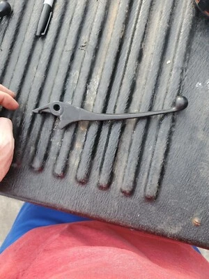 Palanca de freno delantera negra Kawasaki ZG1000 ZX600 EX250 ZX1000 EX500 ZX750 EL250 Foto 1 de 3