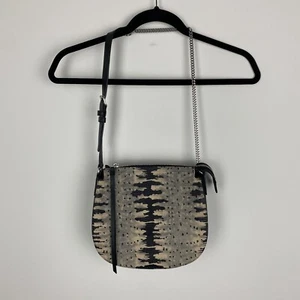 All Saints Ely Leather Snake Skin Shoulder Bag - Picture 1 of 12