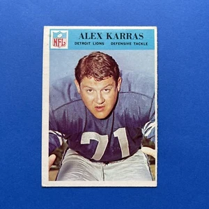1966 Philadelphia #69 Alex Karras Detroit Lions +/- VG-EX / VGEX - Picture 1 of 3