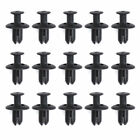 120Pcs 8mm Car Plastic Rivets Hole Dia Fastener Fender Bumper Push Clip fit Ford