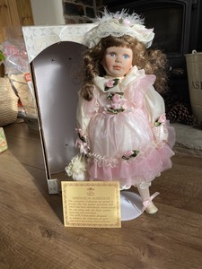 leonardo collection porcelain doll katie