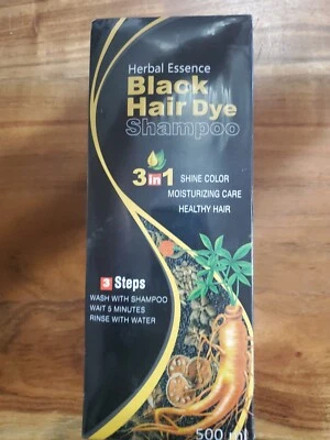 Champú tinte color cabello Meidu cambia color cabello en 5 minutos negro 500 ml. Foto 1 de 4