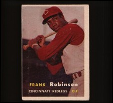 1957 Topps #35 Frank Robinson REDLEGS REDS ORIOLES SET BREAK/BUILD