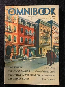 OMNIBOOK März 1946 Ann Petry Galleazo Ciano Jessamyn West Max Shulman Sehr guter Zustand - Bild 1 von 3