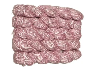 100 g de hilo de seda de plátano reciclado rosa pálido - Imagen 1 de 2