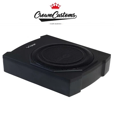 540W MAX 10" ACTIVE UNDERSEAT SUBWOOFER VIBE SLICKC10A-V0 BASS COMPACT SLIMLINE - Image 1 of 4