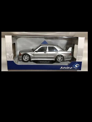 Mercedes Benz 1990 plata 1:18 Solido 1801005 Foto 1 de 4