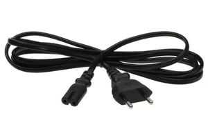 SF Cable Israel 2-pin plug to IEC C7 Power Cord, 6 feet - Picture 1 of 7