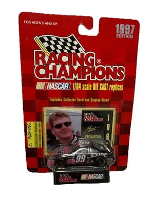 Racing Champions 1997, Jeff Burton #99 baterías Exide, Ford fundido a presión 1:64 nuevo en paquete Foto 1 de 4