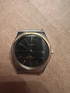 Vintage Timex Marlin Royal Oak Crosshair Two Tone Mechanical Watch - Picture 1 of 6