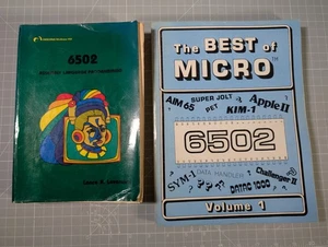 6502 książka programowa partia C64/PET/Apple II/KIM 1. Leventhal + Best of Micro 1977 - Zdjęcie 1 z 7