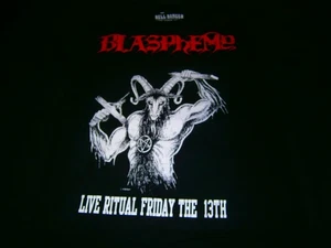 BLASPHEMY - Live Ritual Friday the 13th. Medium T-Shirt - Picture 1 of 3