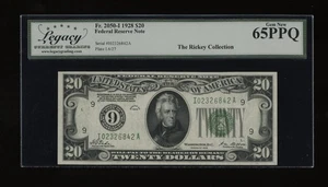 DBR 1928 $20 Minneapolis Numeral Gem Fr. 2050-I Legacy 65 PPQ Serial I02326842A - Picture 1 of 2