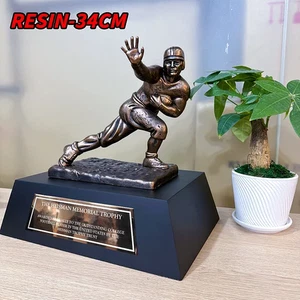 Trofeo RCAA Heisman Resina 34 cm/13,4 pulgadas Altura Réplica Trofeo【Versión Resina】 - Imagen 1 de 2