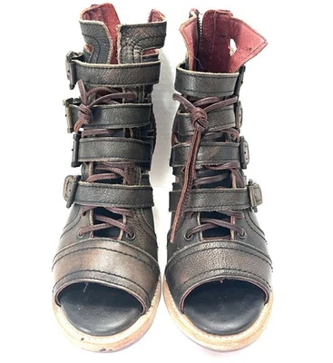 Freebird Braeden Brown Strappy Sandals Sz 8 Women - Image 1 of 4