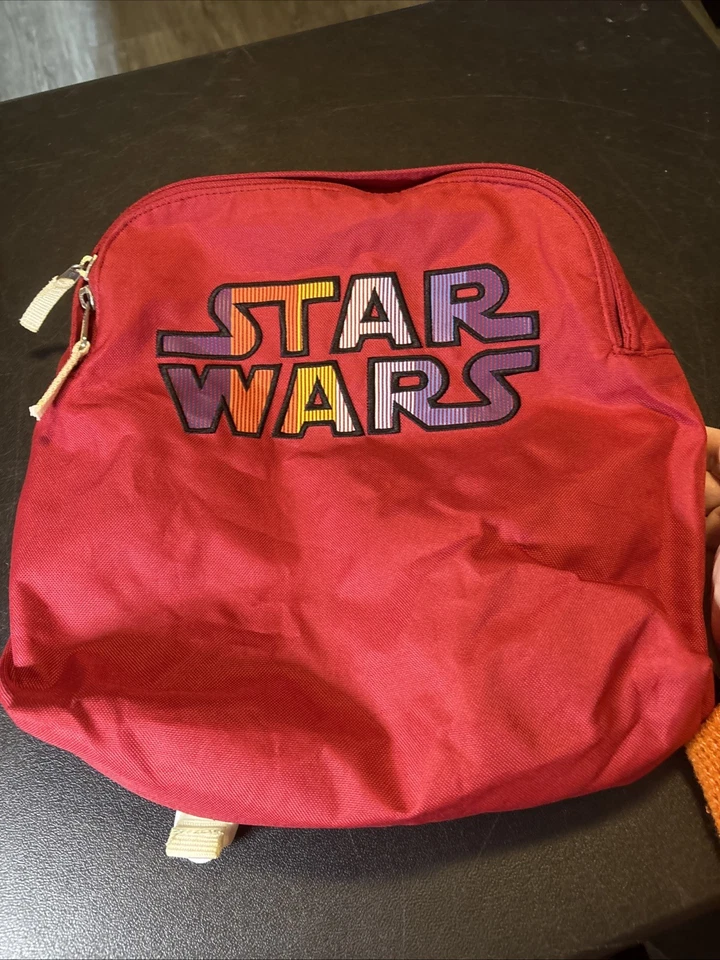 Hanna Andersson x Star Wars Mochila Niños Bolso Escolar Rojo Raro Foto 1 de 4