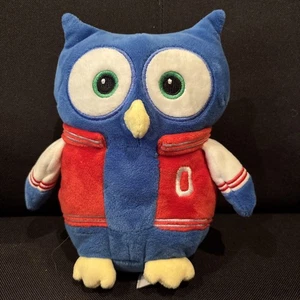 Owlegories Joey Owl Plush Varsity Jacket Blue Mary Meyer 7" Stuffed Animal - Picture 1 of 4