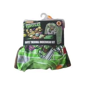 Boys 2 Pc Thermal Underwear Set Size 6 Teenage Mutant Ninja Turtles **New** - Picture 1 of 2