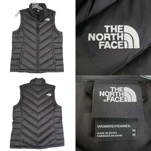 Gilet imbottito The North Face taglia M Medium 550 piumino d'oca donna full zip nero - Foto 1 di 11