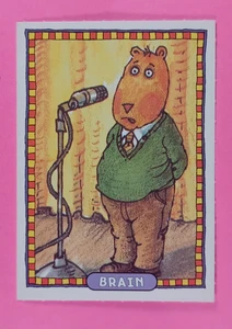Libro Arthur Scholastic Kids Arthur 1990 Promo Insertar Tarjeta Marc Brown Brain - Imagen 1 de 2