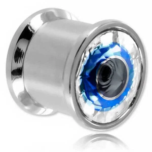 Plug d'oreille acier Zirconium bicolore Cyclope - Imagen 1 de 2