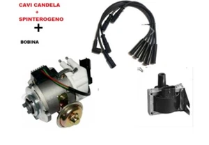 SPINTEROGENO + Cavi Candela + BOBINA FIAT PANDA UNO Y10 FIRE OE 7763385 - Zdjęcie 1 z 1