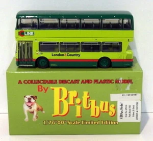Britbus 1/76 Scale Diecast AN1-04 - Park Royal NBC D/Deck - London & Country - Foto 1 di 3