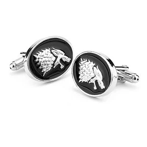 Game of Thrones Ein Lied von Eis und Feuer Stark Direwolf Herren Manschettenknöpfe - Bild 1 von 5