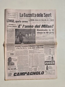 GAZZETTA DELLO SPORT 15 FEBBRAIO 1965 MANTOVA-JUVENTUS 1-0 - RENATO LONGO CROSS - Picture 1 of 1