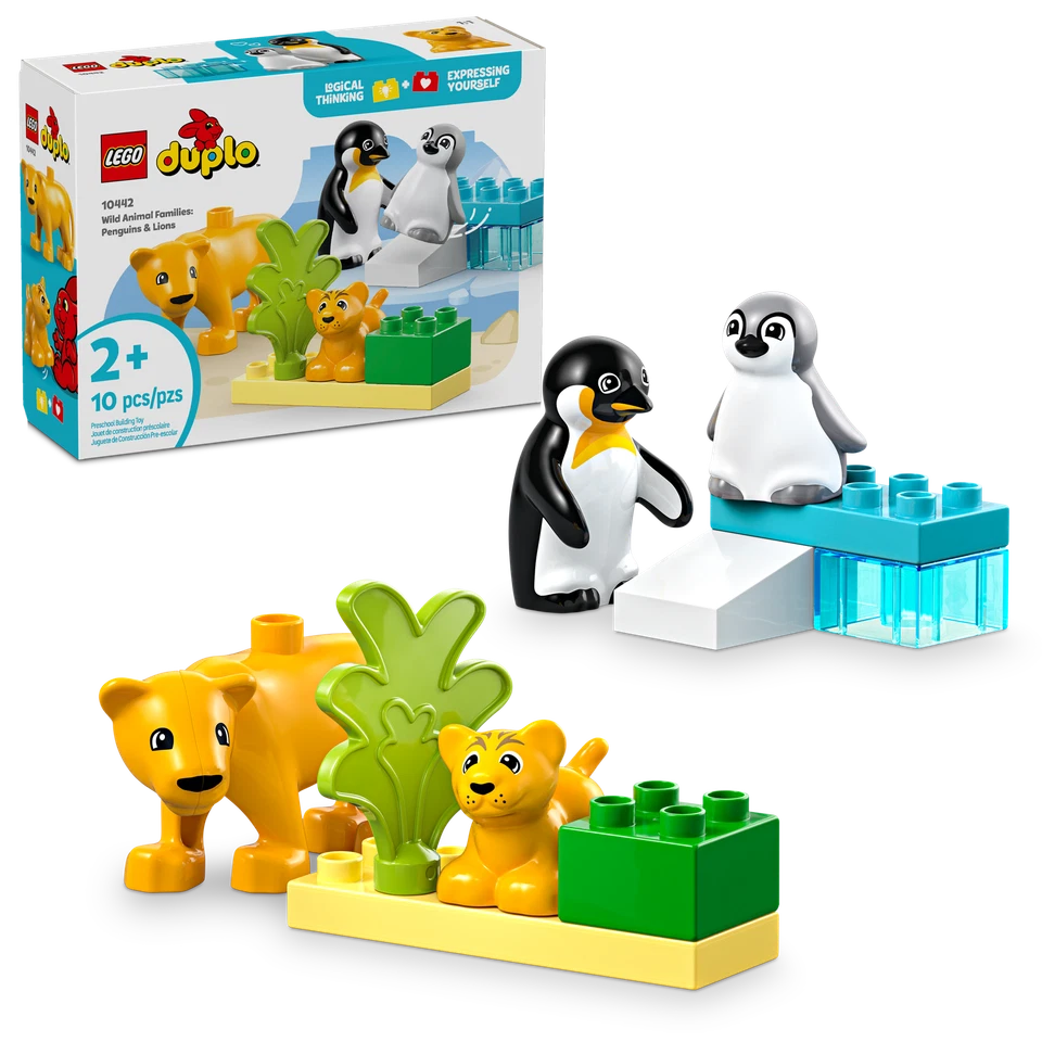 LEGO DUPLO: Wild Animal Families: Penguins & Lions (10442)