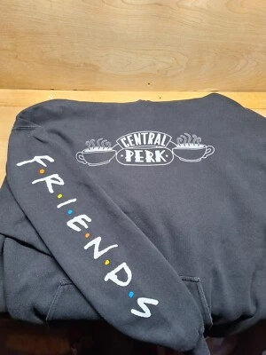 Moletom vintage FRIENDS the television series com capuz CENTRAL PERK tamanho GG - Imagem 1 de 4