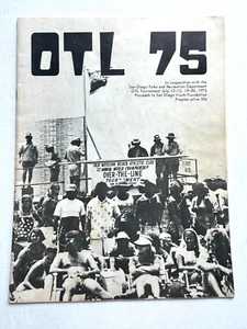 1975 OMBAC's Over the Line Tournament Program San Diego - Picture 1 of 9