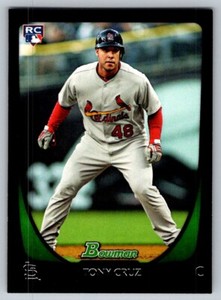 2011 Bowman Draft Picks & Prospects Rookie Card RC Tony Cruz Cardinals #27