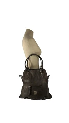 Genuine I MEDICI brown plum leather shoulder bag - Image 1 of 4