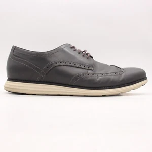 Cole Haan OriginalGrand Men's Size 13 M Shortwing Wingtip Oxford Shoes Gray - Picture 1 of 10