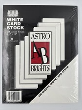 Wausau White Cardstock,8.5" x 11"65 lb/176 gsm,Bright White,100 Sheets (91901)