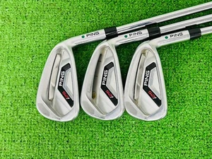 Ping i25 Iron set 5-9+PW RH Ping CFS Stiff Flex Steel Shaft Green Dot G12443 - Picture 1 of 7