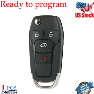 New For 2019 2020 2021 2022 2023 Ford Transit Connect Remote Flip Key Fob Uncut - Picture 1 of 5