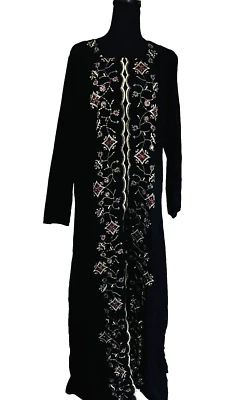 EPalestinian традиционный вышитый мусор TATREEZ наследия шифоновое длинным рукавом - Изображение 1 из 4