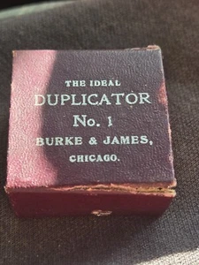Vintage Burke & James Chicago No 1 Rexo Duplicator & Ideal Portrait Lens Push-on - Bild 1 von 8