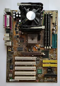 Abit BE7-RAID Motherboard with Pentium 4 2.8GHz CPU and 2GB RAM - Test OK! - Picture 1 of 9