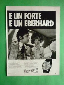 EBERHARD AUTOMATIC Pubblicità 1 pagina originale 1969 vintage OROLOGIO - Photo 1 sur 1