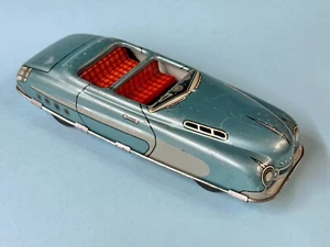 Vintage 11" MARX BLUE SPEEDSTER Tin Lithographed Car 1949 Era - V-89 - Picture 1 of 12